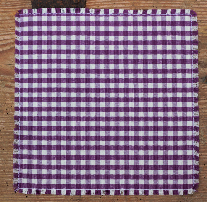 Purple gingham